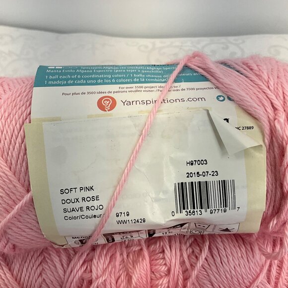 Caron Simply Soft Pink Yarn Lot 4 Skeins 6 Oz Acrylic - Picture 3 of 5